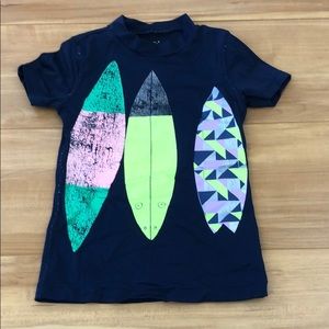 Girl’s crew cut rash guard